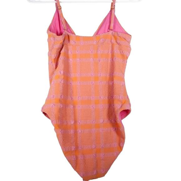 NWT Sample Andie Swim Women's Lanikai Candy Plaid Swimsuit XS Multicolor 2609 - Picture 10 of 13
